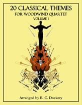 20 Classical Themes for Woodwind Quartet: Volume 1 P.O.D cover